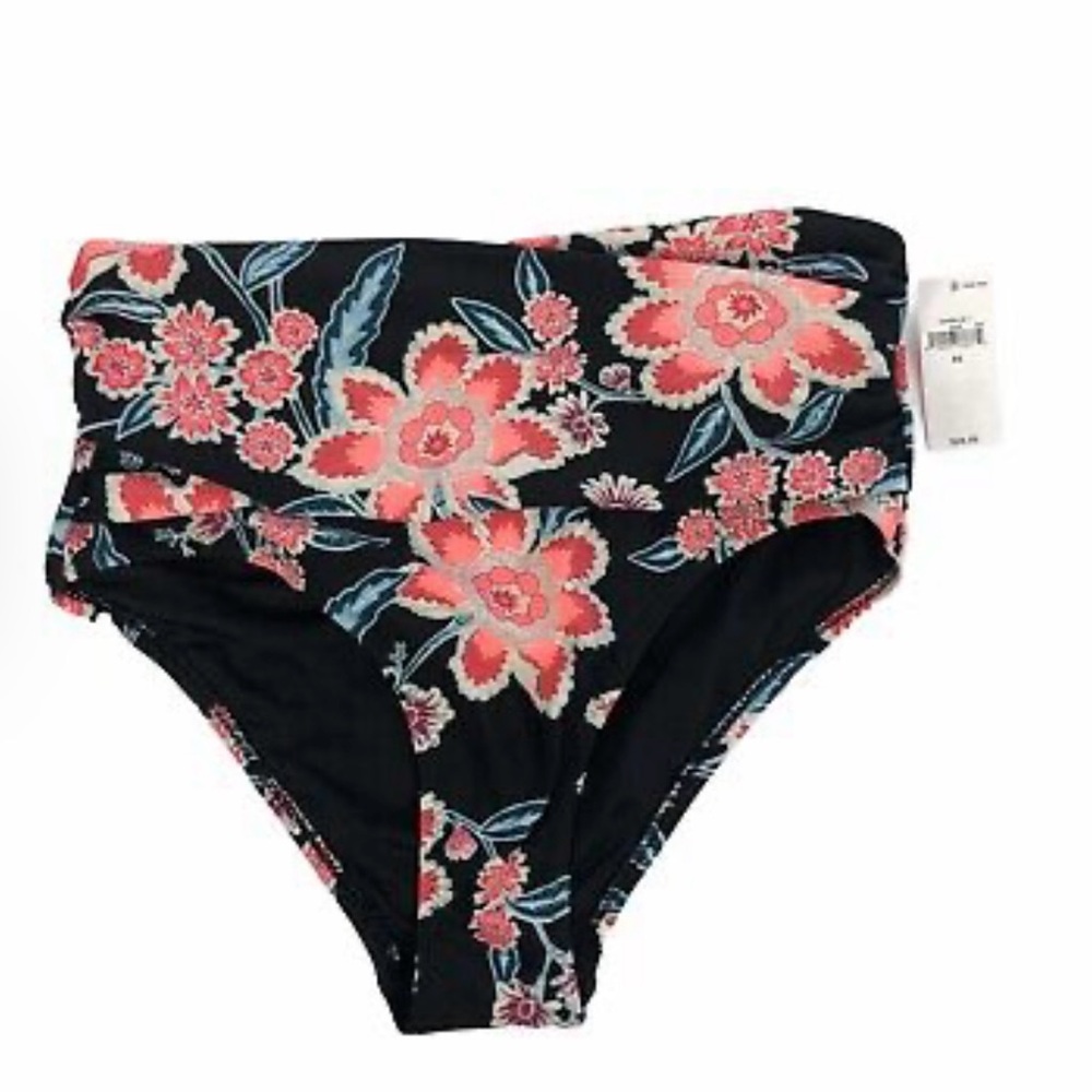 💎💎Floral High-Waisted Bikini Bottoms